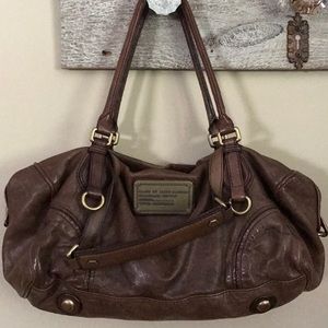 Marc by Marc Jacobs Brown Leather Bag w/ Crossbody